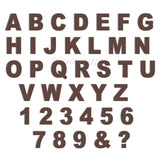 Ariel Bold 10cm Acrylic Letters & Numbers - 40 Different Colours - Laserworksuk