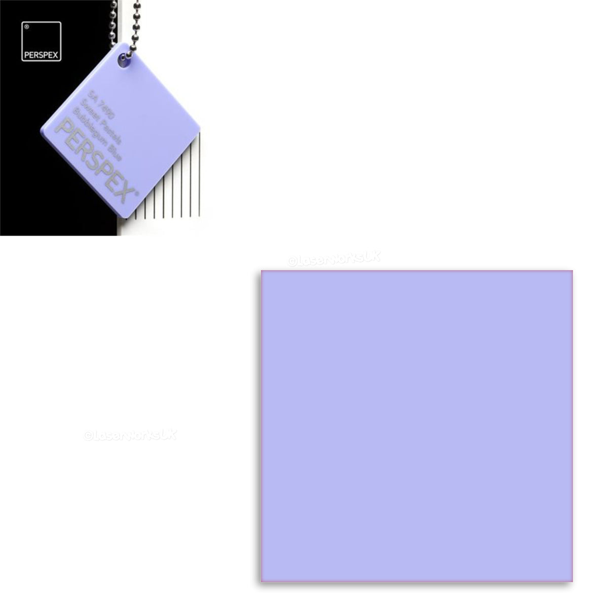 Acrylic Square Blanks - (15cm Pack of 3)