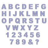 Ariel Bold 10cm Acrylic Letters & Numbers - 40 Different Colours - Laserworksuk
