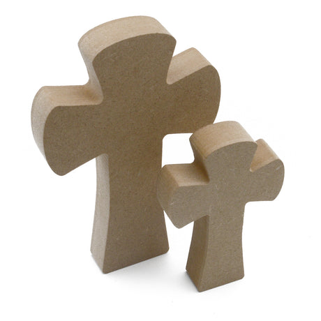 18mm Freestanding Cross - Crucifix Craft Shape - Laserworksuk