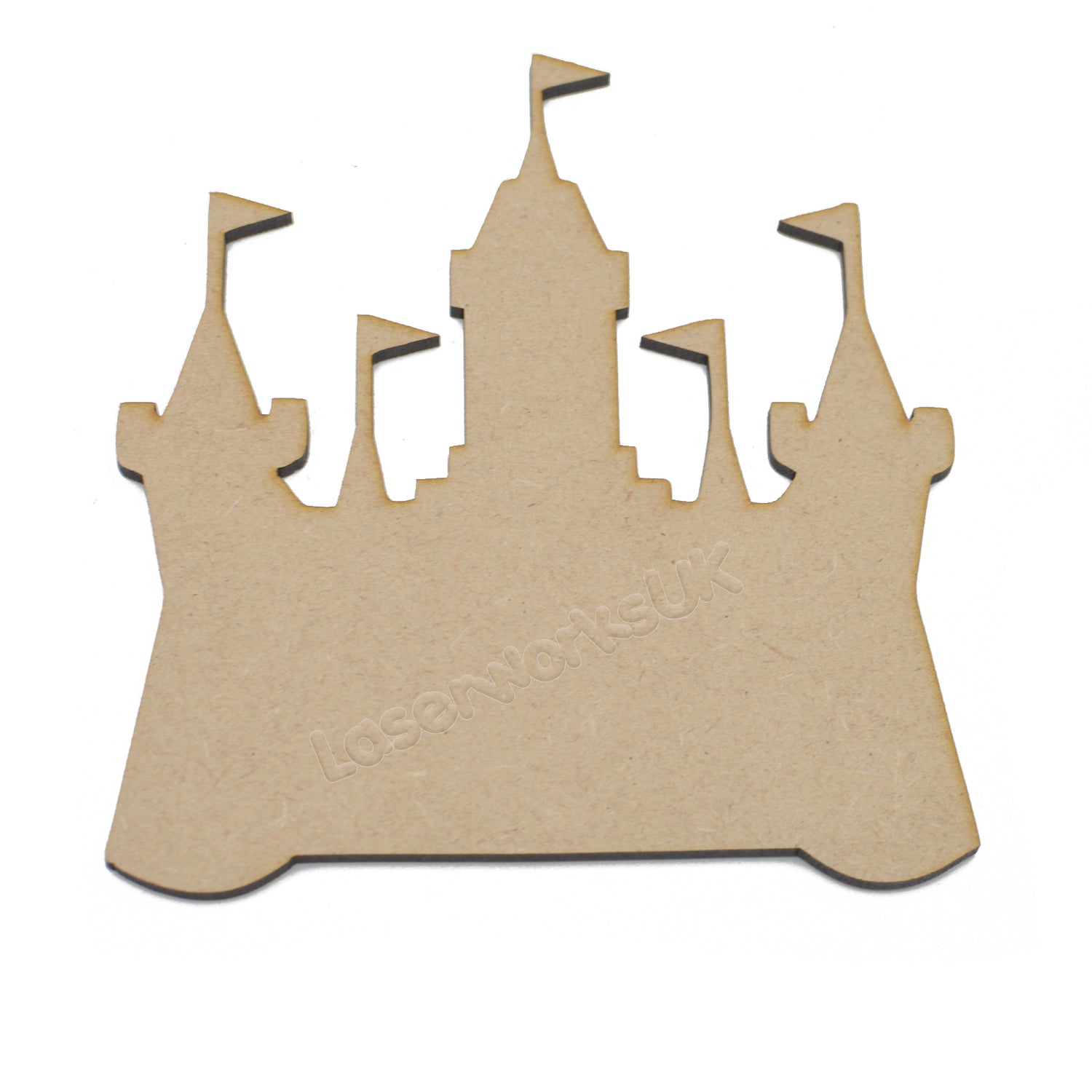 Wooden Mdf Castle Shape – Laserworksuk