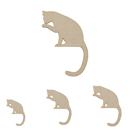 Cat Craft Shapes - Animal Blanks - Laserworksuk