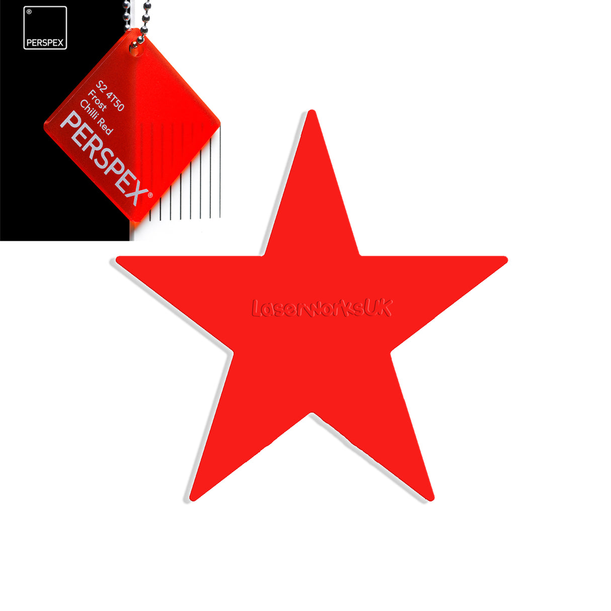 Star Shaped Acrylic Blanks - 25cm