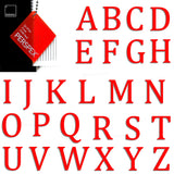 Acrylic 7.5cm High Letters & Numbers - 40+ Colours - Multi Buy Discounts - Laserworksuk