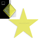 Star Shaped Acrylic Blanks - 25cm