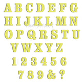 Acrylic 4cm High Letters & Numbers - 40 Colours - Multi Buy Discounts - Laserworksuk