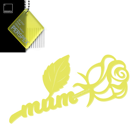 Acrylic Mothers Day Rose - Laserworksuk