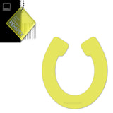 Acrylic Horseshoes Wedding Table Scatter (Pack of 50) - Laserworksuk