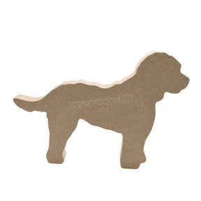 Freestanding Cockapoo Dog Shapes - Laserworksuk