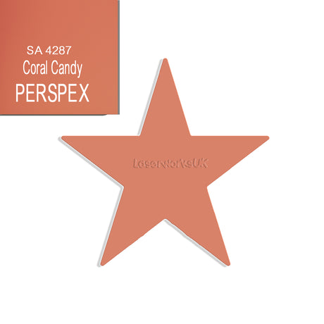 Star Shaped Acrylic Blanks - 25cm - Laserworksuk