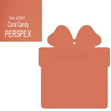 Acrylic Christmas Present Gift Box Blanks - Laserworksuk