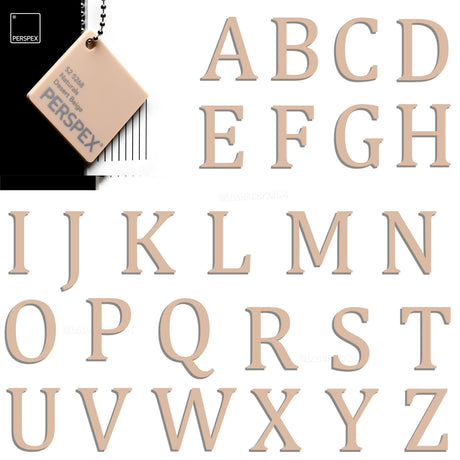 Acrylic 3cm High Letters & Numbers - 40 Colours - Multi Buy Discounts - Laserworksuk