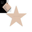 Star Shaped Acrylic Blanks - 25cm - Laserworksuk