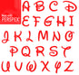 Acrylic Letters - 3cm High - Disney Font Perspex Letters & Numbers - 25 Colours - Laserworksuk