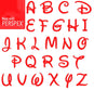 Acrylic Letters - 12.5cm High - Disney Font Perspex Letters & Numbers - 25 Colours - Laserworksuk