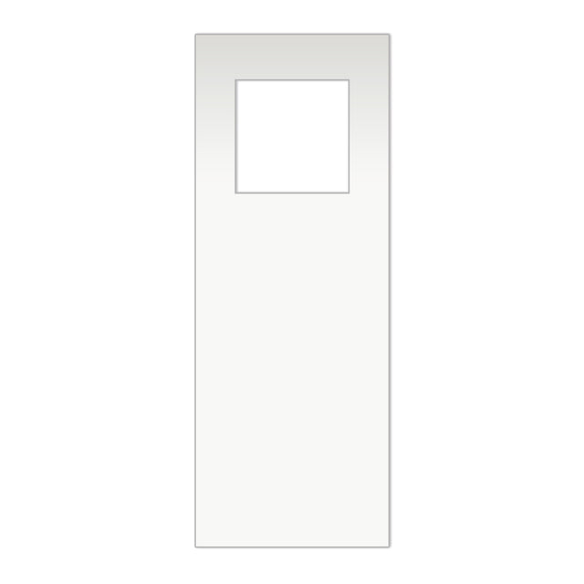 Acrylic Door Hanger Blanks - Style 6 - Laserworksuk
