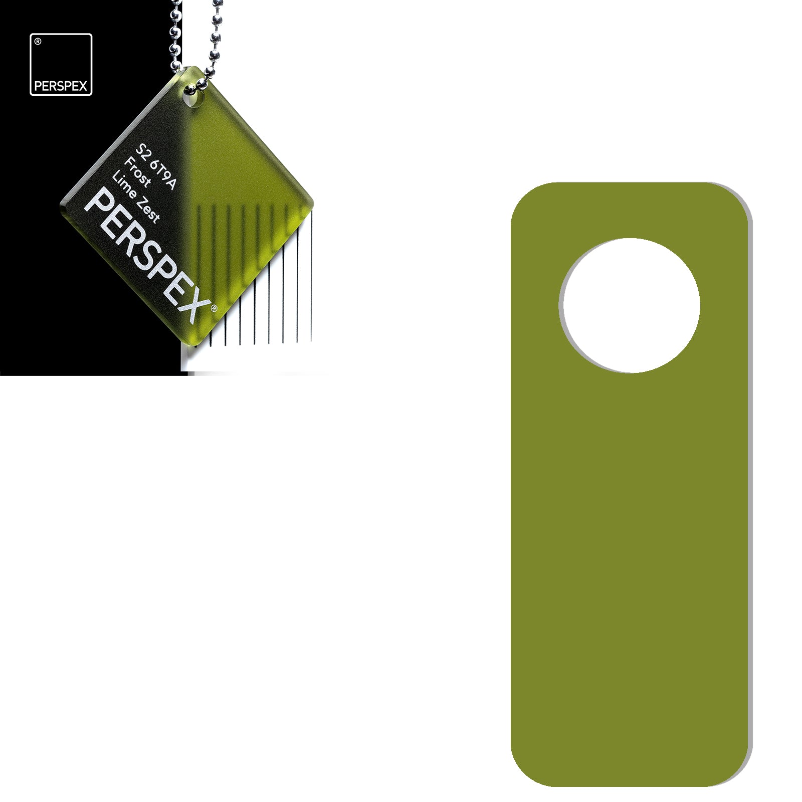 Acrylic Door Hanger Blanks - Style 2 - Laserworksuk