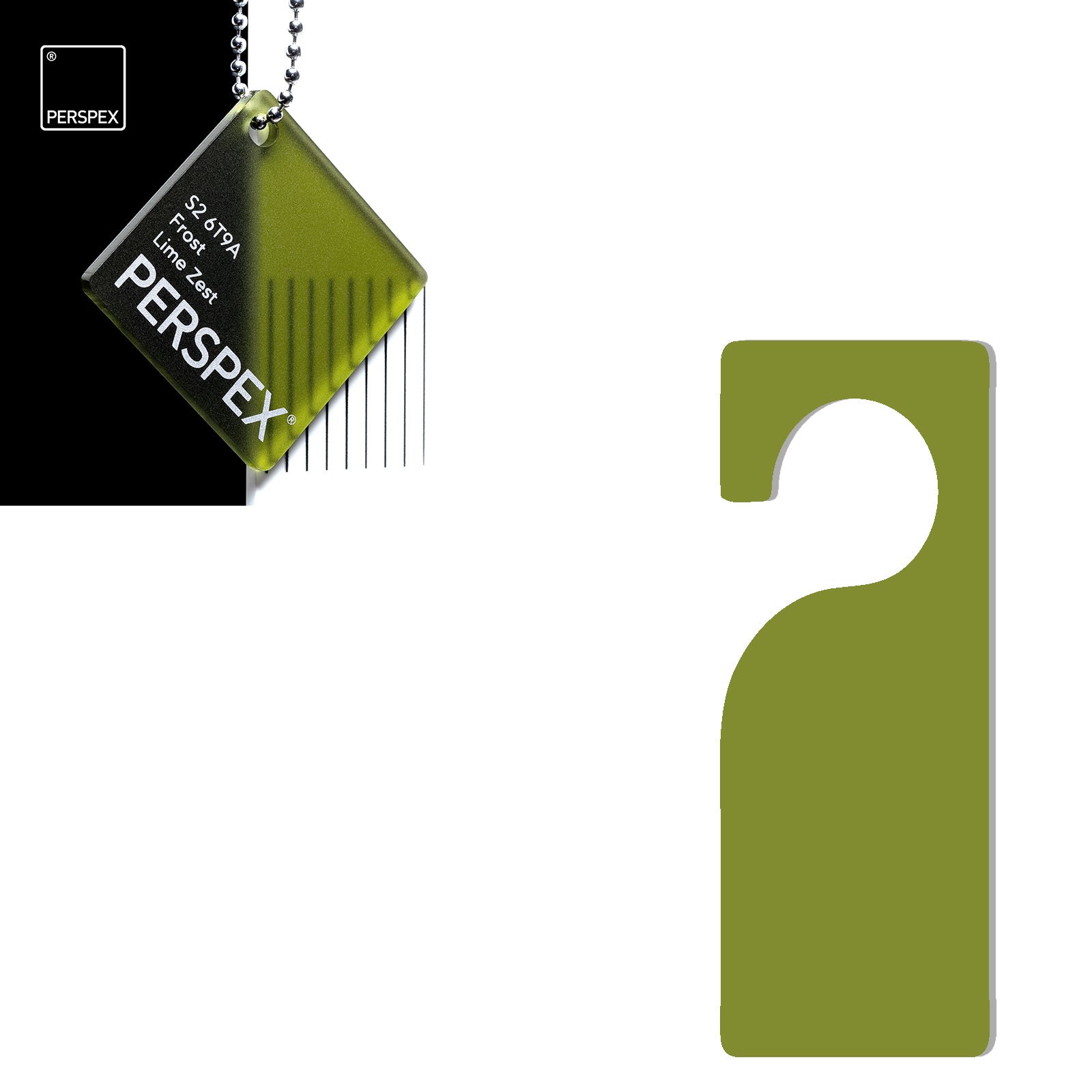 Acrylic Door Hanger Blanks - Style 3 - Laserworksuk