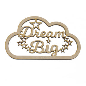 Dream Big Cloud - Dreamcatcher - LaserworksUK
