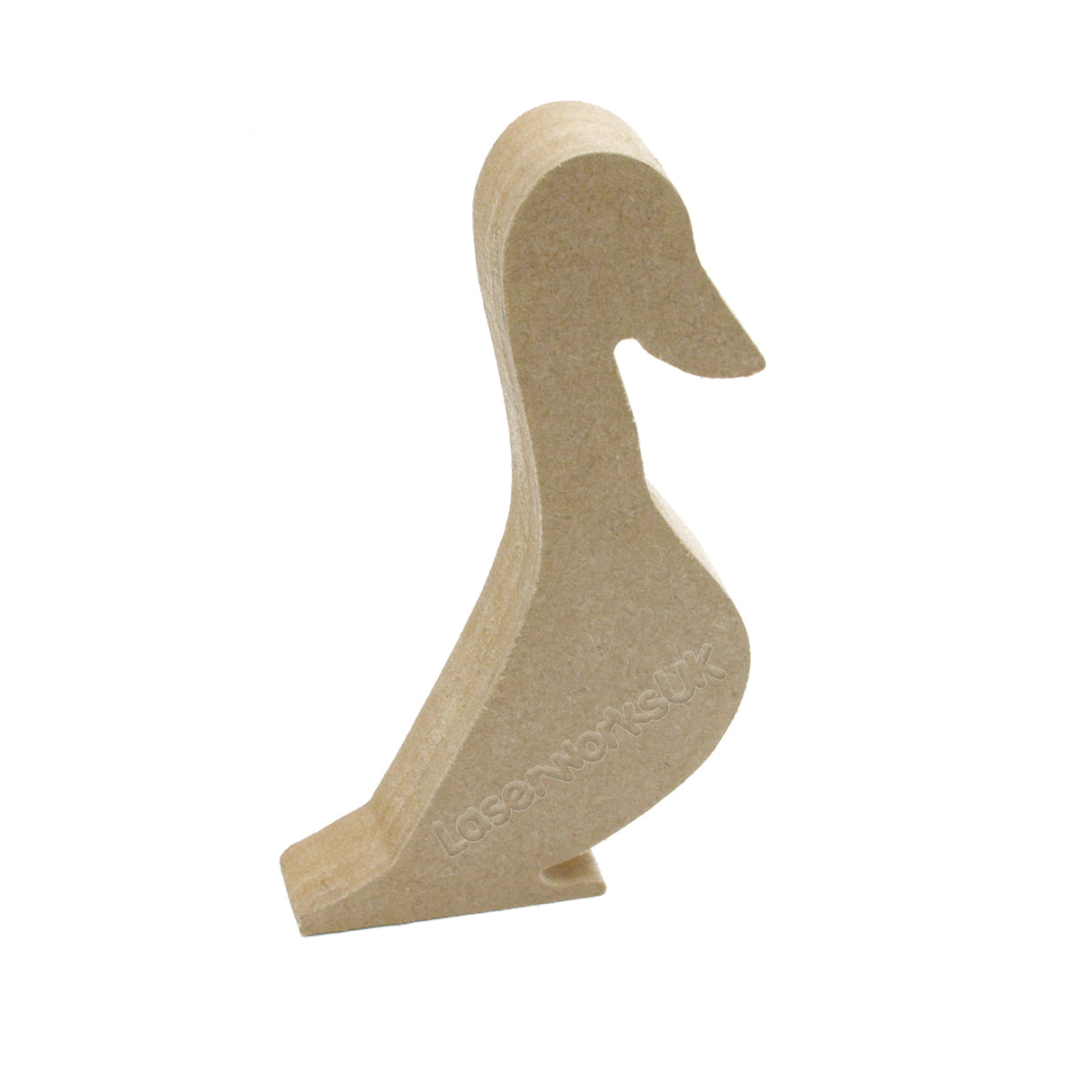 Freestanding Wooden Duck - 18mm MDF Craft Shapes - Laserworksuk