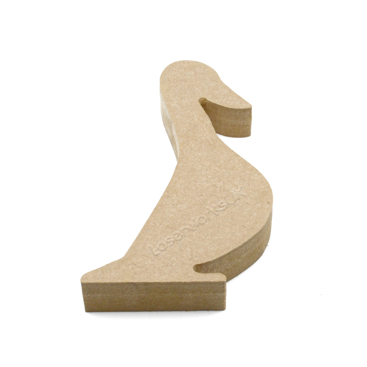 Freestanding Wooden Duck - 18mm MDF Craft Shapes - Laserworksuk