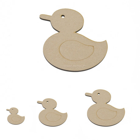 Cute Baby Duck MDF Craft Shapes