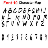 Personalised Script Names Words & Letters | Laserworksuk - LaserworksUK