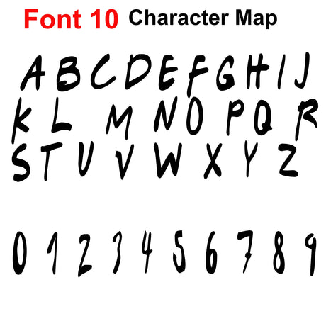Personalised Script Names Words & Letters | Laserworksuk - LaserworksUK