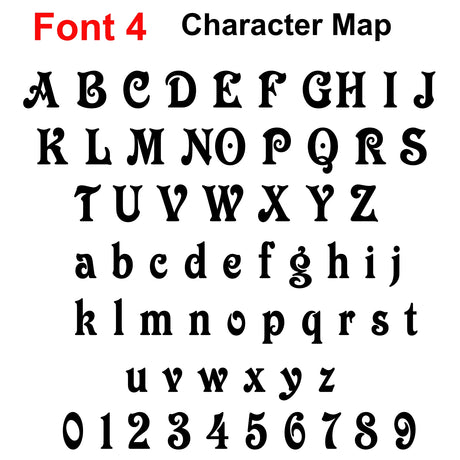 Personalised Script Names Words & Letters | Laserworksuk - LaserworksUK