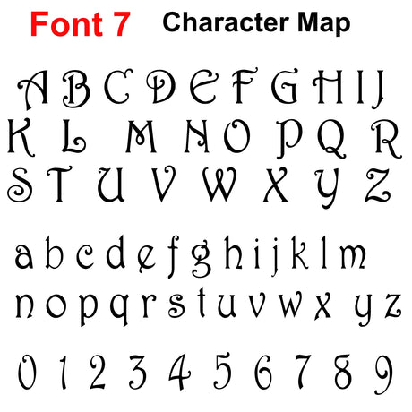 Personalised Script Names Words & Letters | Laserworksuk - LaserworksUK