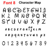 Personalised Script Names Words & Letters | Laserworksuk - LaserworksUK