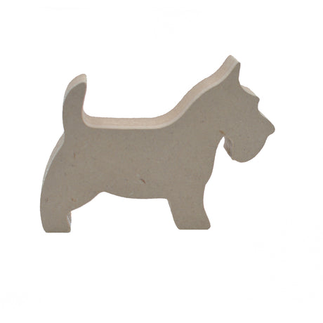 Freestanding Scottish Terrier Dog Shape - Laserworksuk