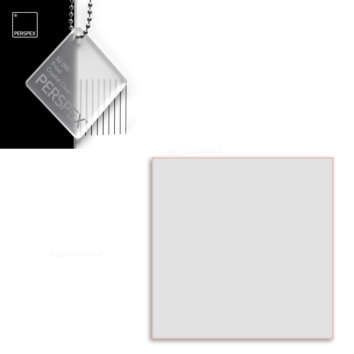 Acrylic Square Blanks - (15cm Pack of 3)