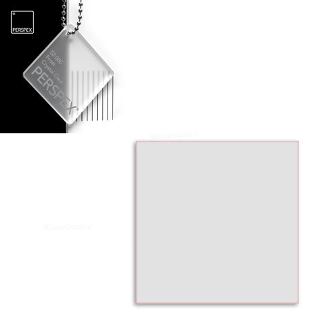 Acrylic Square Blanks - (9cm Pack of 5) - Laserworksuk