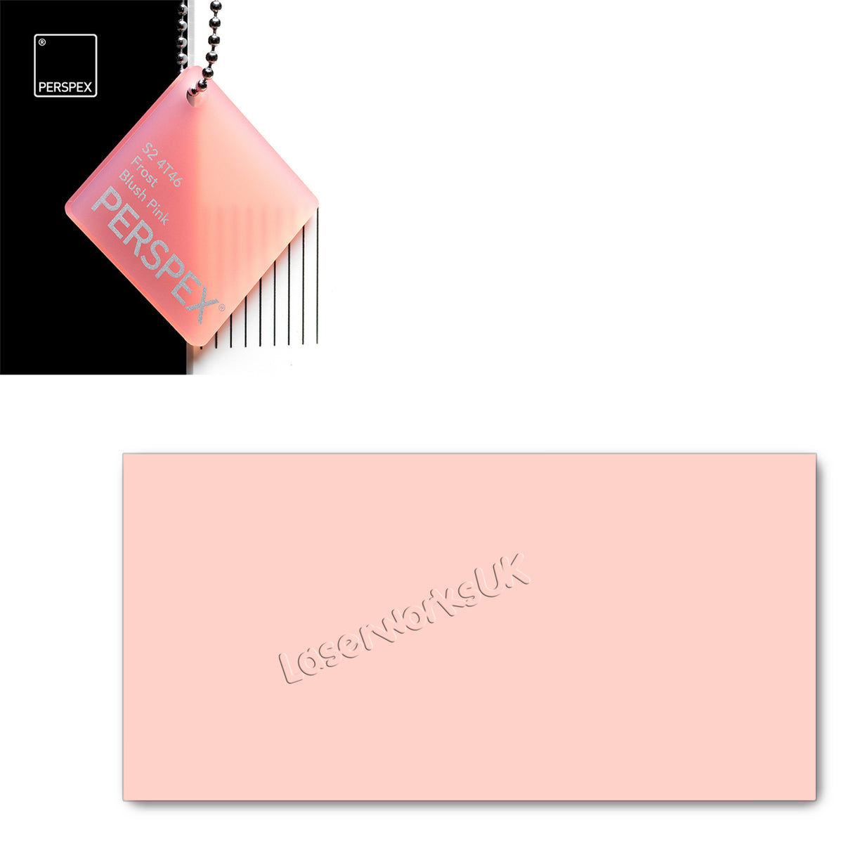 Acrylic Rectange blanks (10cm x 5cm Pack of 6) - Laserworksuk