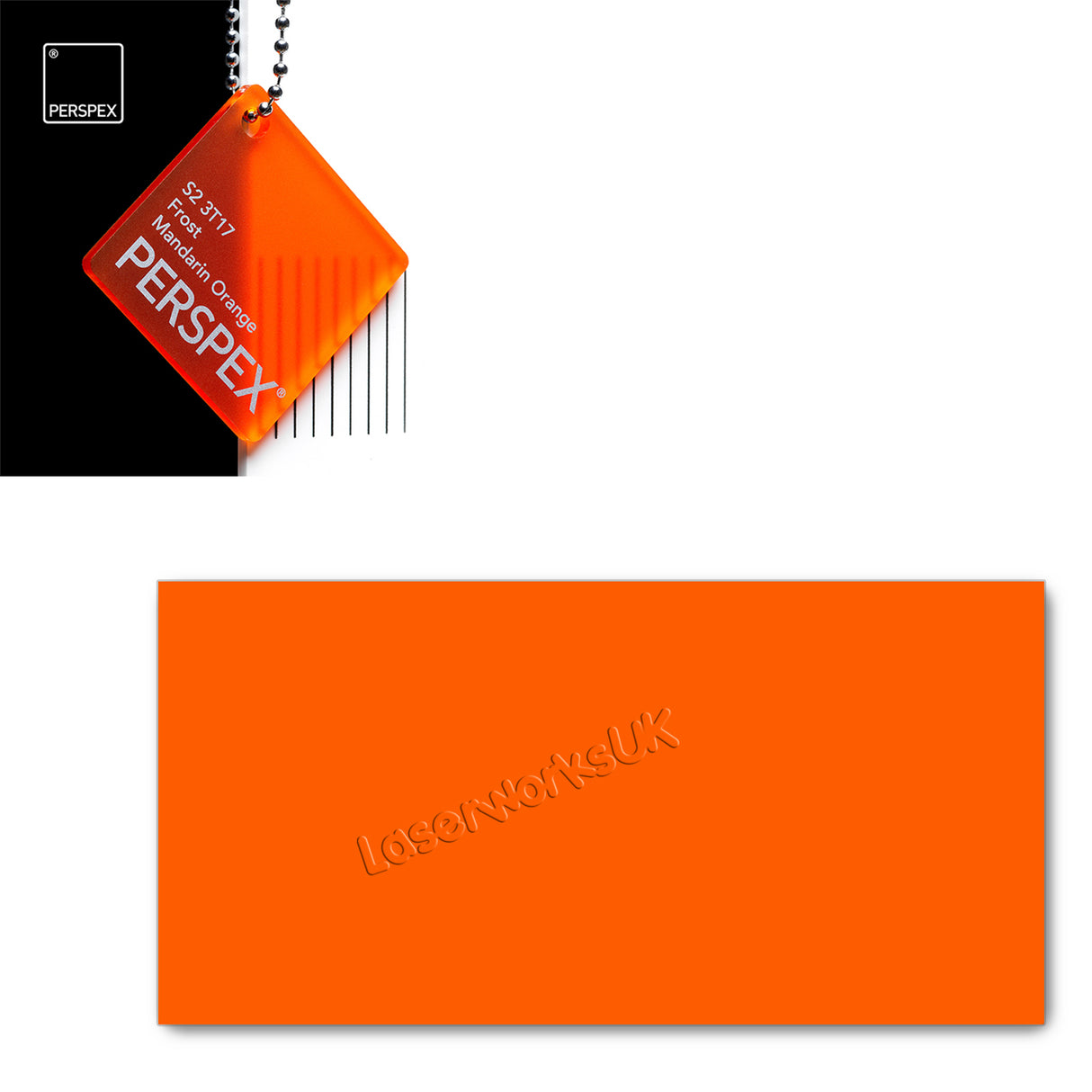 Acrylic Rectange blanks (10cm x 5cm Pack of 6) - Laserworksuk