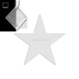 Star Shaped Acrylic Blanks - 25cm