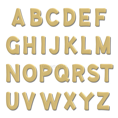 Large Craft Letters & Numbers - LaserworksUK