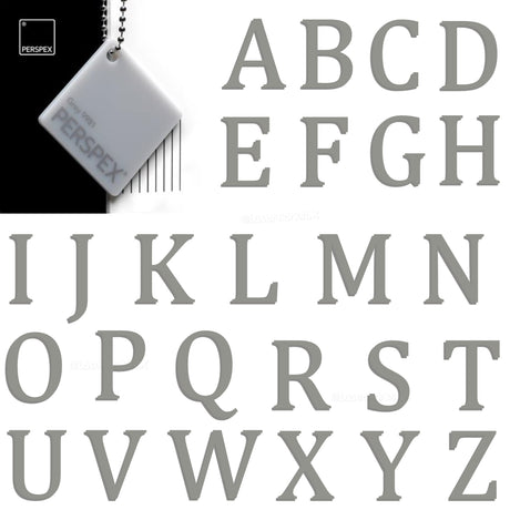 Acrylic 3cm High Letters & Numbers - 40 Colours - Multi Buy Discounts - Laserworksuk