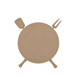 Wooden Barbecue Sign - 3mm MDF Ready To Paint - LaserworksUK