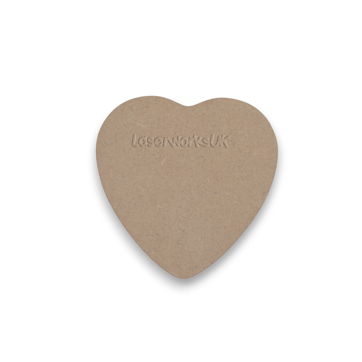 Wooden MDF Craft Hearts - Love Heart Sweet Shape - LaserworksUK