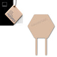 Acrylic Hexagon Cake Topper (Pack of 3) - Laserworksuk