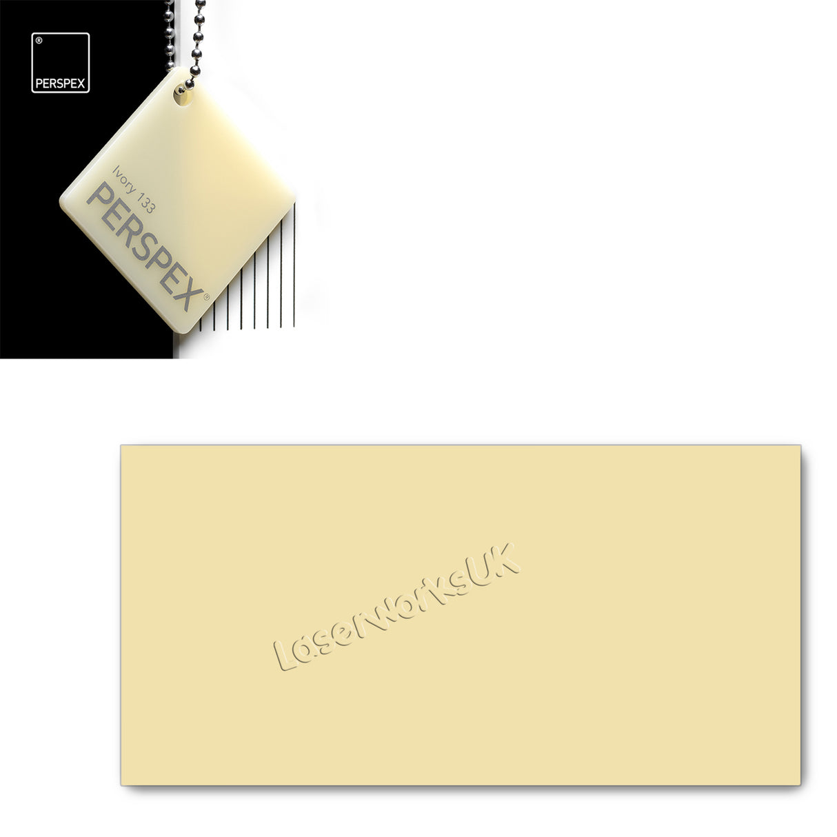 Acrylic Rectange blanks (10cm x 5cm Pack of 6) - Laserworksuk