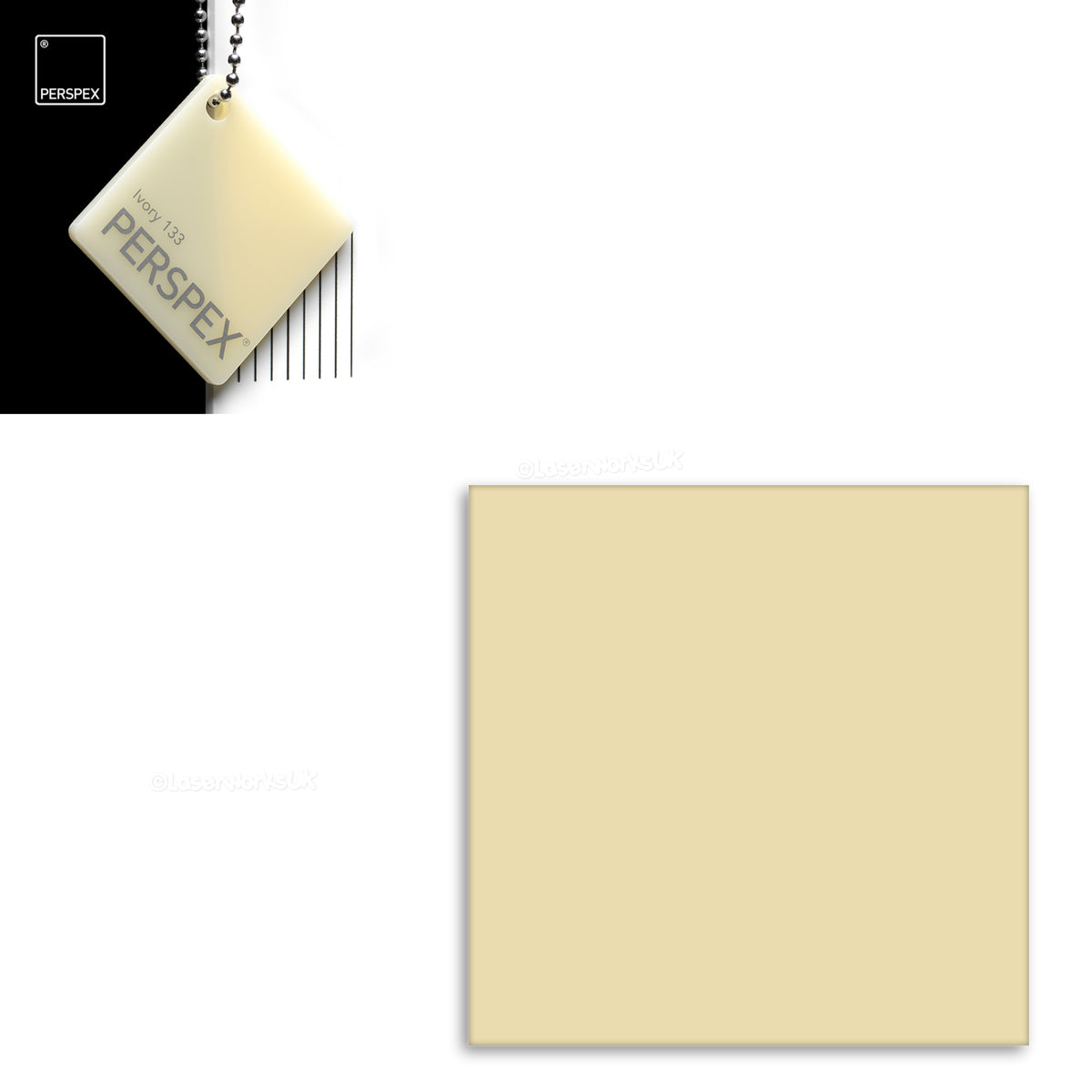 Acrylic Square Blanks - (15cm Pack of 3)