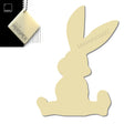 Acrylic Easter Cute Bunny Blanks (pack of 6) - Laserworksuk