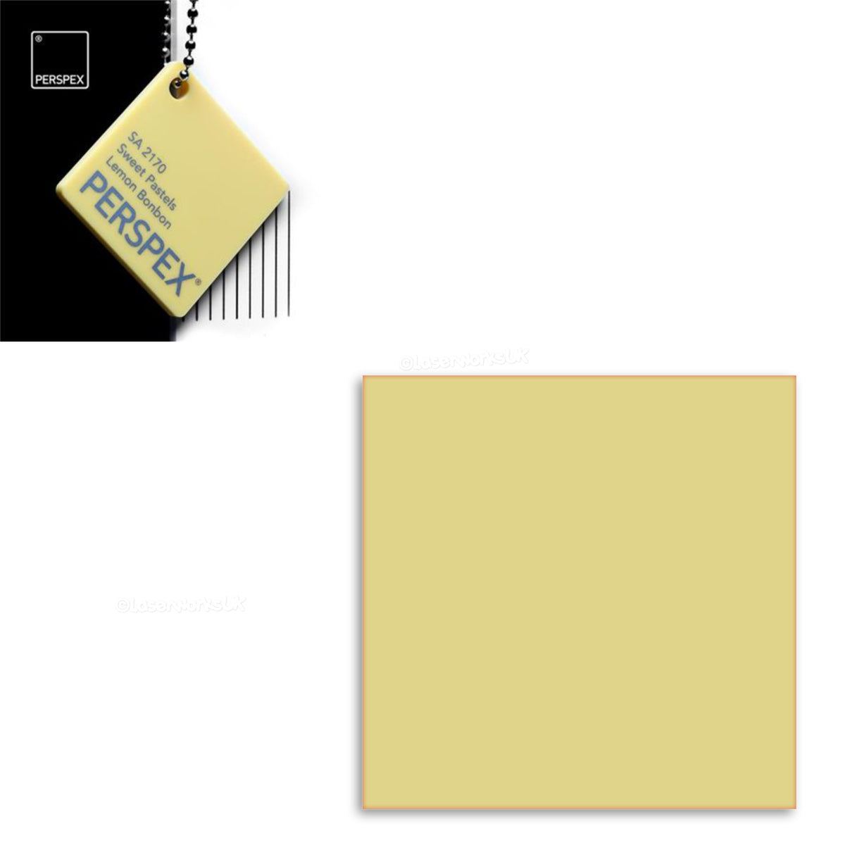 Acrylic Square Blanks - (15cm Pack of 3)
