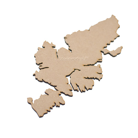 Lewis & Harris Blanks - Western Isles Maps For Crafts - LaserworksUK