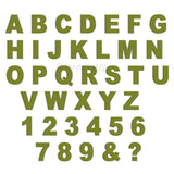 Ariel Bold 10cm Acrylic Letters & Numbers - 40 Different Colours - Laserworksuk