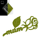 Acrylic Mothers Day Rose - Laserworksuk