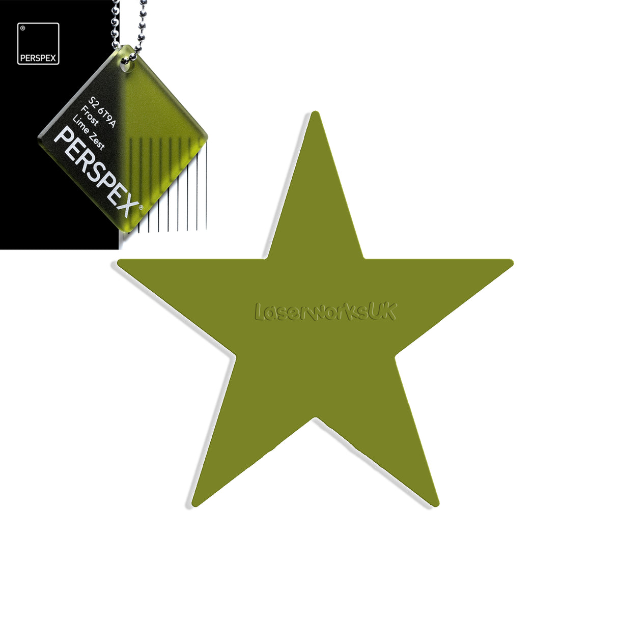 Star Shaped Acrylic Blanks - 25cm
